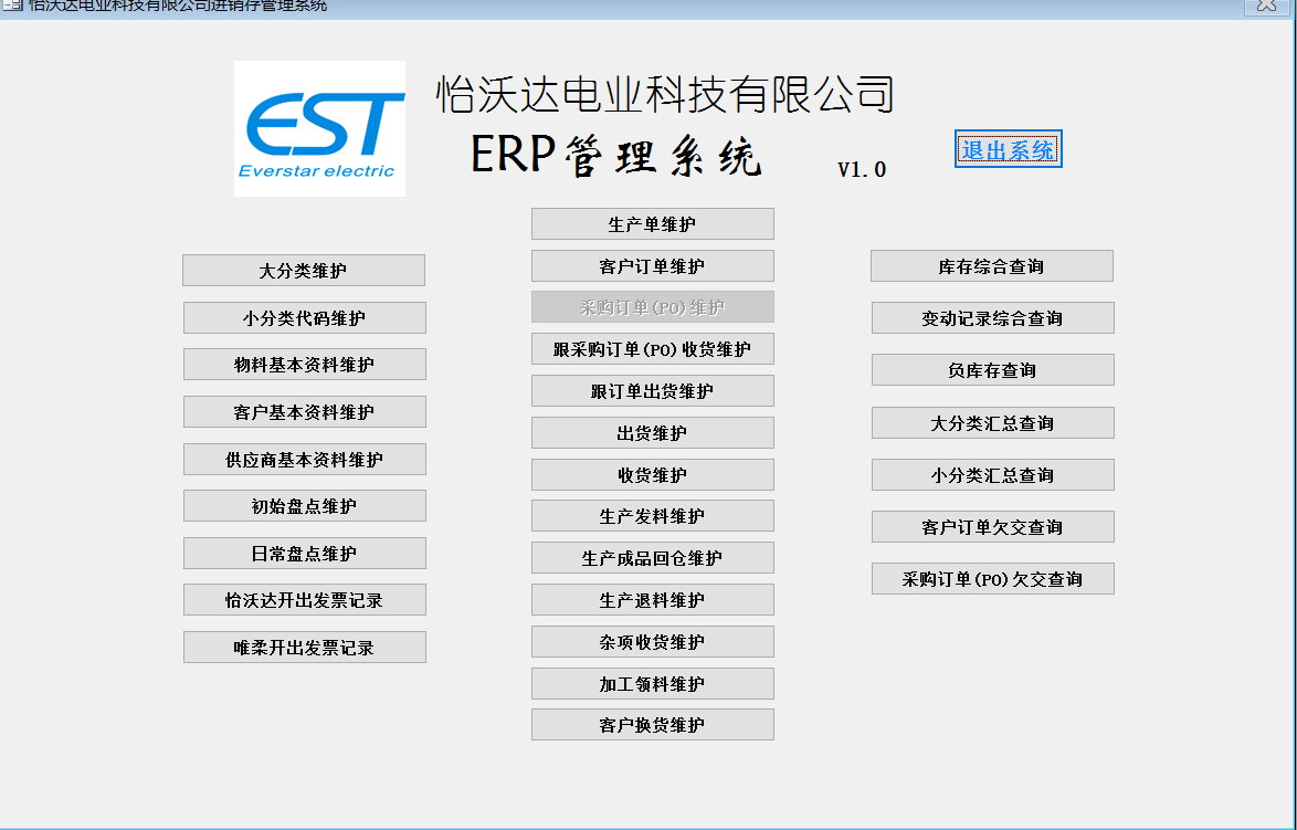 怡沃達ERP企業資源管理系統